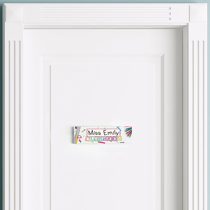 Artblox Acrylic Name Plate, Personalized Teacher Desk Sign, Modern Signage - Image 7