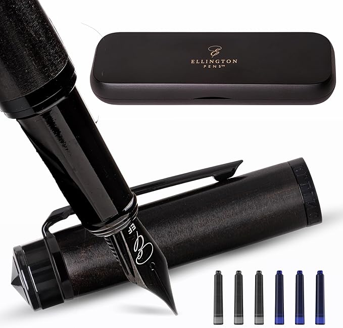 Ellington Pens Luxury Wood Fountain Pen Set – Fine Nib - Image 8