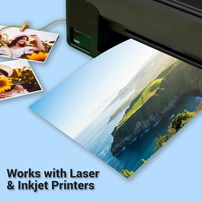 Cardstock 8.5 x 11, Thick Printer Paper 75 lb/200 gsm, 40 Sheets Card Stock - Image 5