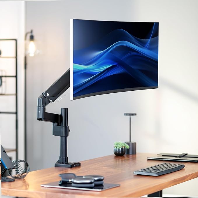 VIVO Premium Aluminum Tall Extended Monitor Arm - Image 2