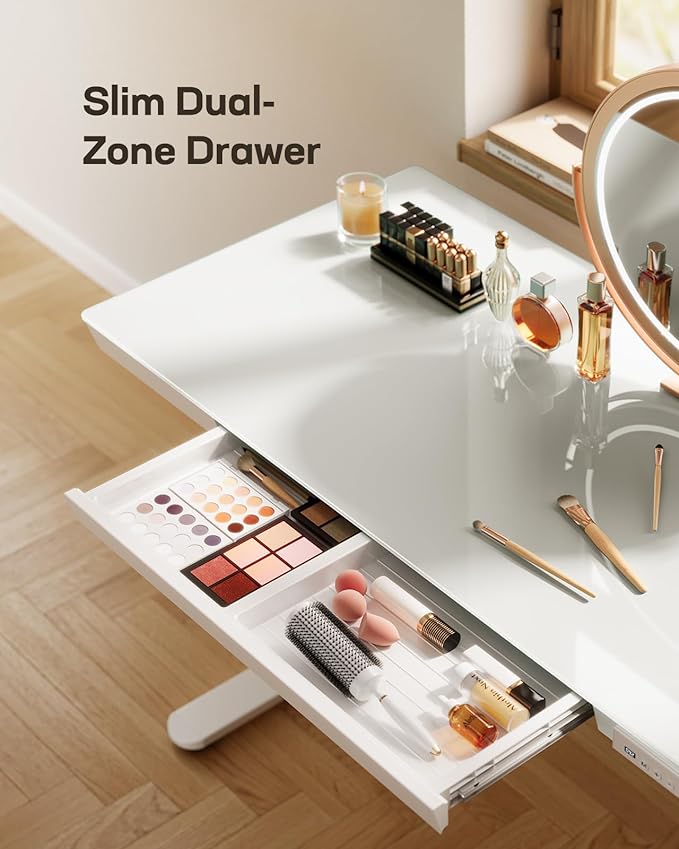 Marsail Glass Standing Desk - Image 5