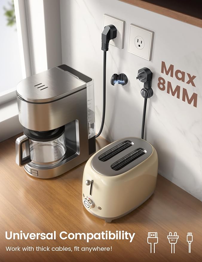 12Pack Magnetic Cord Organizer Cable Clips - Image 5