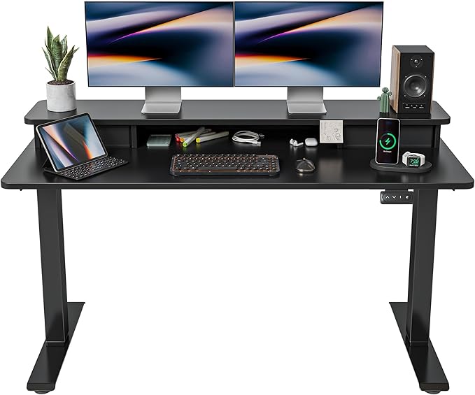 FEZIBO 55 x 24 Inch Height Adjustable Electric Standing Desk - Image 4