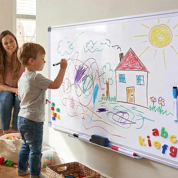 72 x 48 Inch Magnetic Dry Erase Whiteboard - Image 7