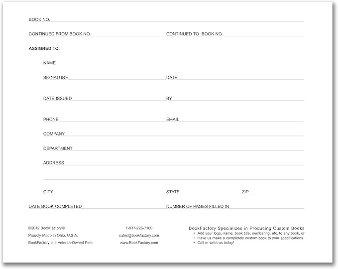 BookFactory Visitor Log Book Visitors Register Sign-in Book - Image 2