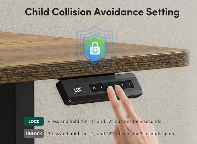 FEZIBO 40 x 24 Inch Height Adjustable Electric Standing Desk - Image 9