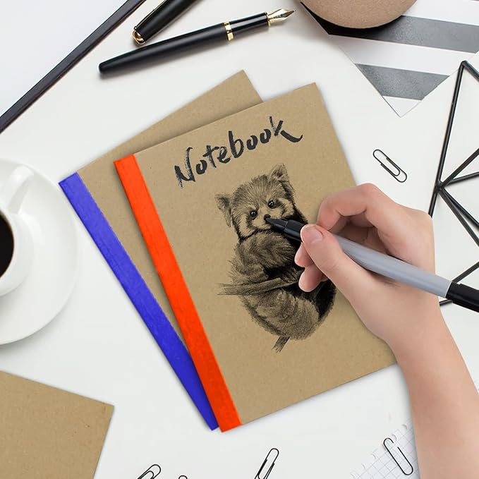 Rosmonde 50 Pack Bulk Kraft Journals, Extra Pages - Image 7