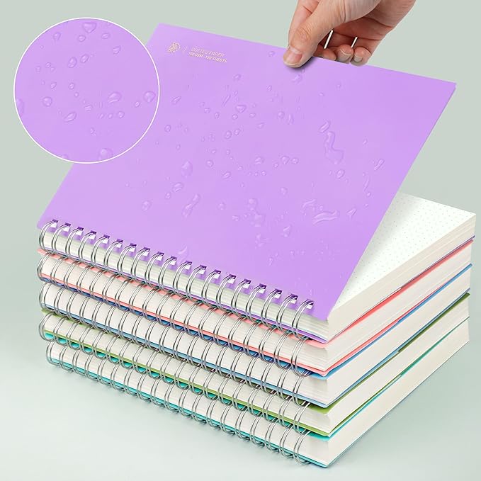 EMSHOI B5 Spiral Notebook Bullet Dotted journal, Large 7.48" X 10.15", 300 - Image 5