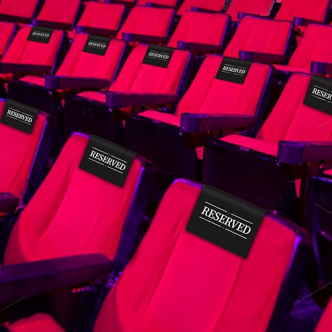 12 Pcs Reserved Seating Signs Reserved Chair Sign Printed Placeholder - Image 5