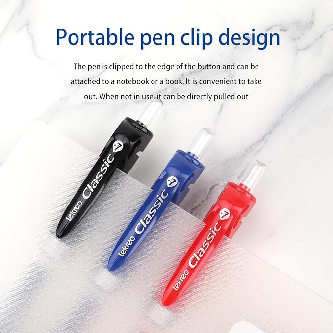 Lekreo Classic Retractable Gel Roller Pens, 0.7mm Fine Point - Image 5