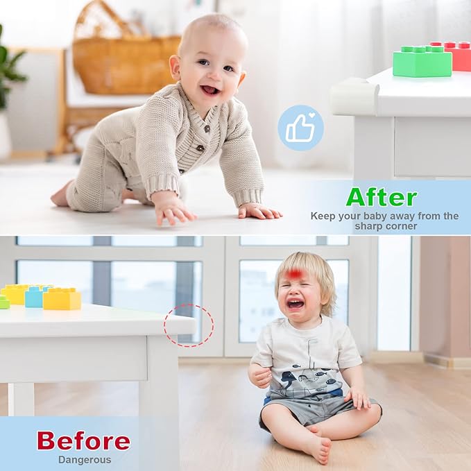 8 Pack Corner Protector for Baby, Heavy-Duty Soft Rubber Foam Furniture Corner - Image 5