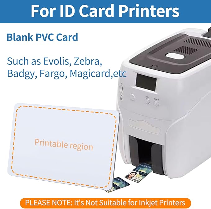 25 Pack - Premium Blank PVC Cards - Image 5