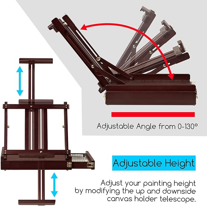 MEEDEN Studio Sketchbox Table Easel - Image 4
