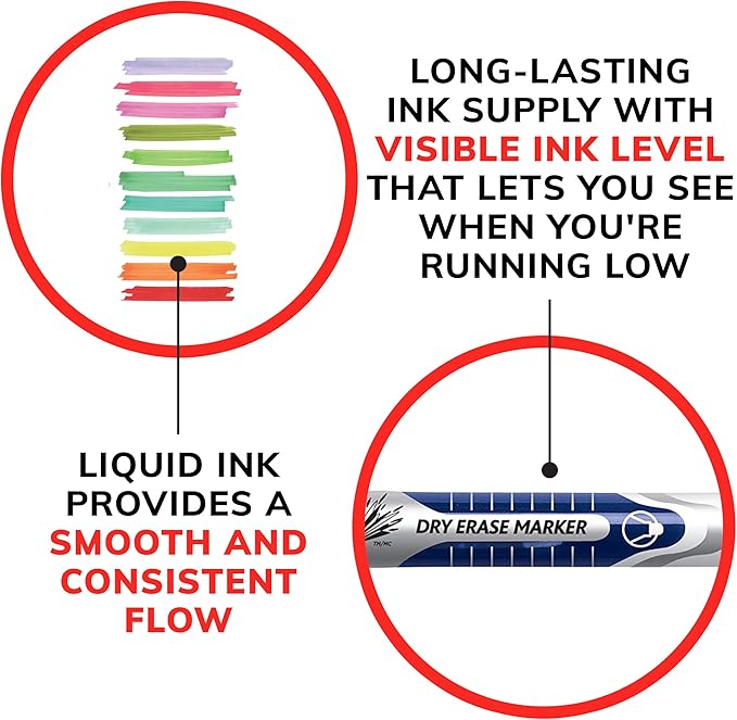 BIC Magic Marker Dry-Erase Markers, Pocket Style, Bullet Point - Image 5