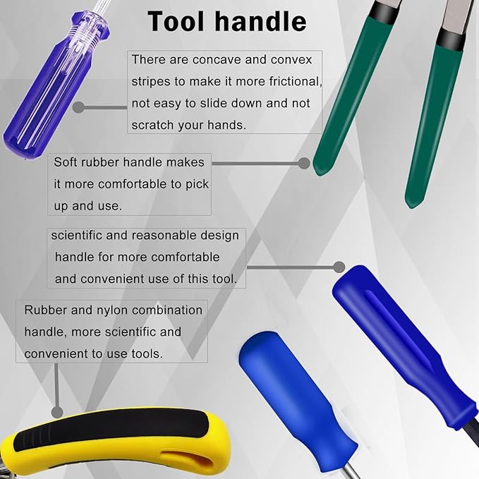 Sunxeke 4Pcs Upholstery Staple Remover Tool Set Including 7inch End Cutting - Image 7