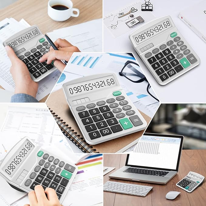 Splaks 4 Pack Standard Functional Desktop Calculator - Image 6