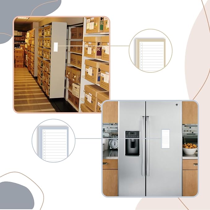 8 Pack Magnetic Notepads for Refrigerator, 30 Sheets Each, & Shopping - Image 6