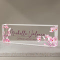 Personalized Name Plate for Desk, Custom Desk Name Plate, Acrylic Name Plate by EOBIBIFUN