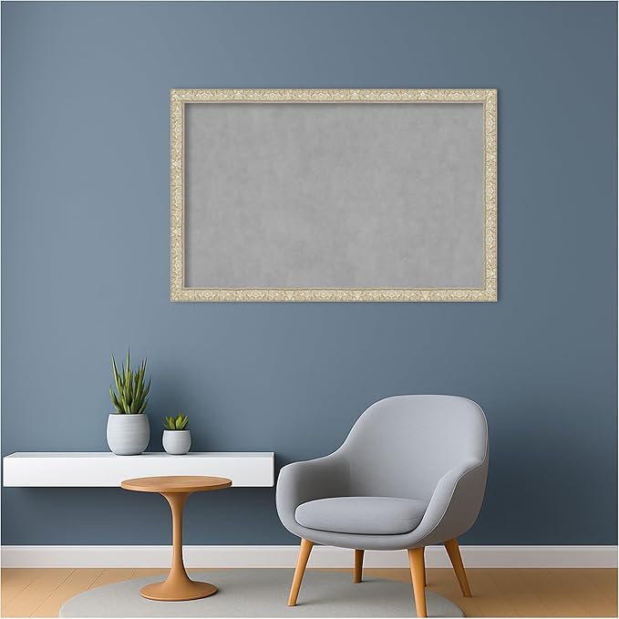 Amanti Art Silver Framed Magnetic Board 22x34 Large Vision Board - Image 7