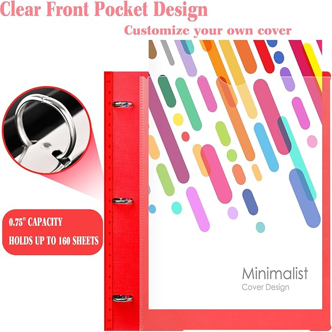 INFUN Telescoping 3 Ring Binder - Image 2
