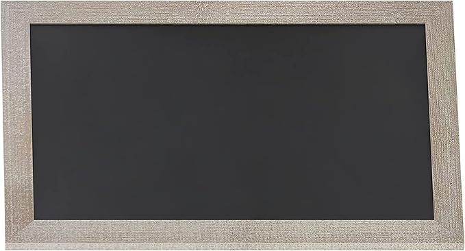 HBCY Creations 24" X 36" Weathered Lightwash Solid Wood Frame Wall Chalkboard by HBCYCreations