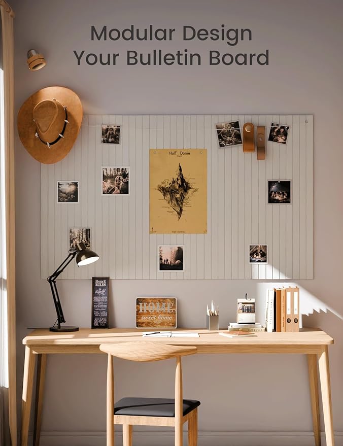 Large Felt Bulletin Board 48" x 36" Cork Board Alternative-12 Pack - Image 5