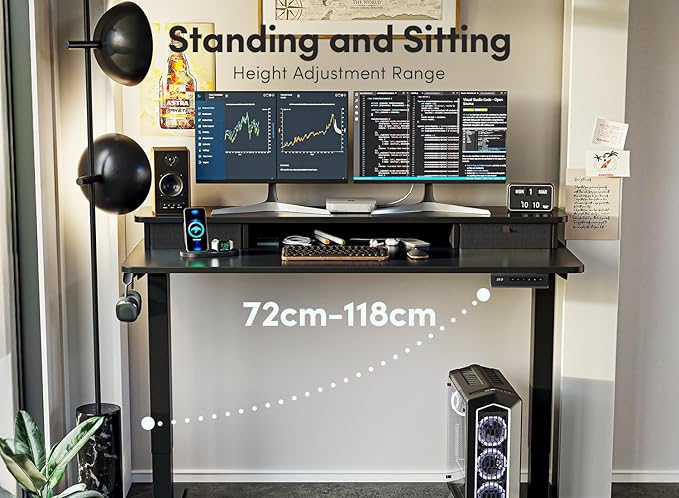 FEZIBO 40 x 24 Inch Height Adjustable Electric Standing Desk - Image 4