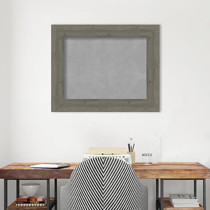 Amanti Art Grey Framed Magnetic Board 25x31 Medium Vision Board - Image 5