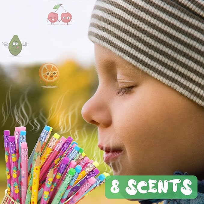 Leinuosen 100 Pcs Scented Pencils Bulk - Image 4