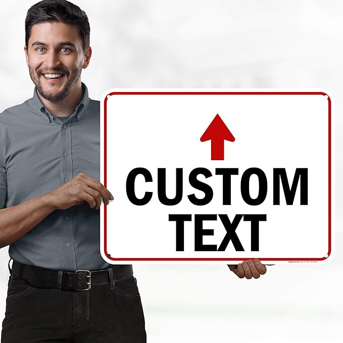 Custom Arrow, Custom Directional Sign, Up Arrow, 18x24 Inches, 55 mil thick - Image 2