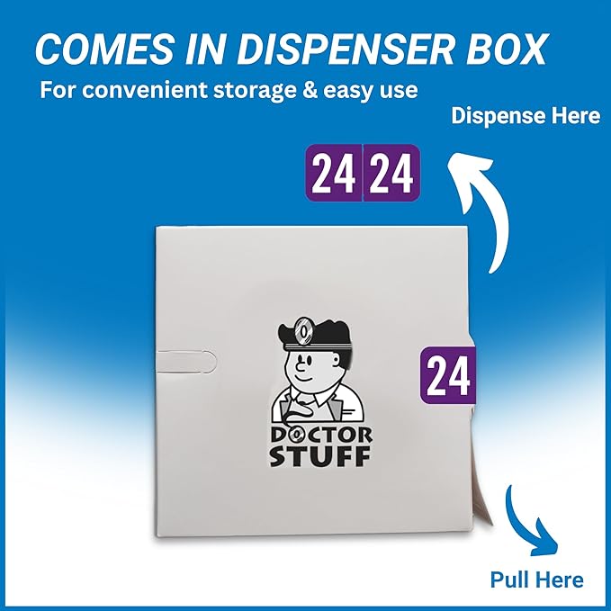 2024 Year Labels, Doctor Stuff 2024 Chart Stickers, S & W/Acme Style, USA Made - Image 3