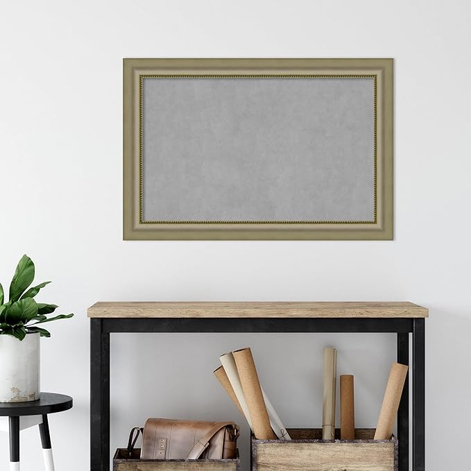 Amanti Art Silver Framed Magnetic Board 25x37 Large Vision Board - Image 6