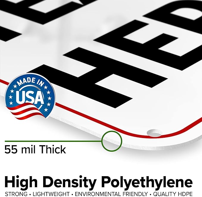Custom Arrow, Custom Directional Sign, Up Arrow, 12x18 Inches, 55 mil thick - Image 3