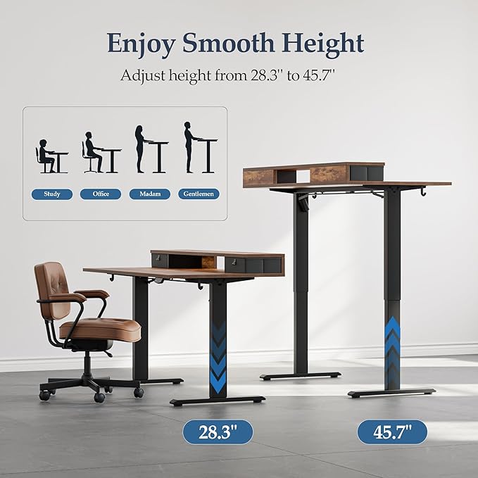 Klicelor 55 Inch Electric Standing Desk - Image 5