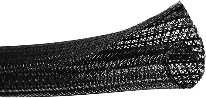 10ft - 1/2 inch Cord Protector Wire Loom Tubing Cable Sleeve Split Sleeve by Unknown
