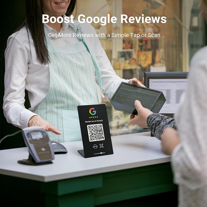 HotLabel – Google Review Stand 1-Pack – Bonus Google Review Tap Card 1-Pack – - Image 4