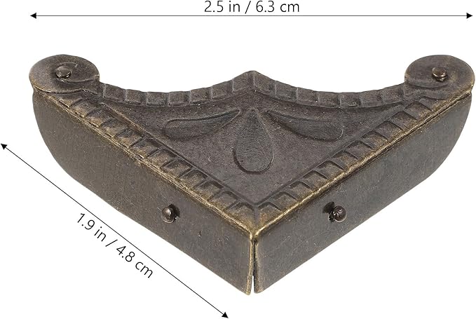 Artibetter 30Pcs Vintage Metal Corner Protectors - Image 2