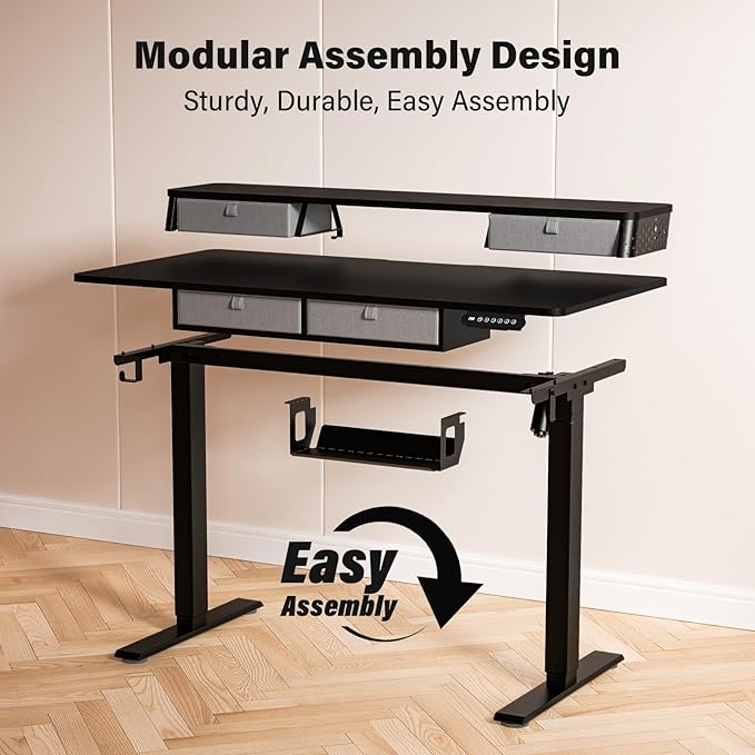 Kingant 55 x 24 Inch Electric Standing Desk - Image 8