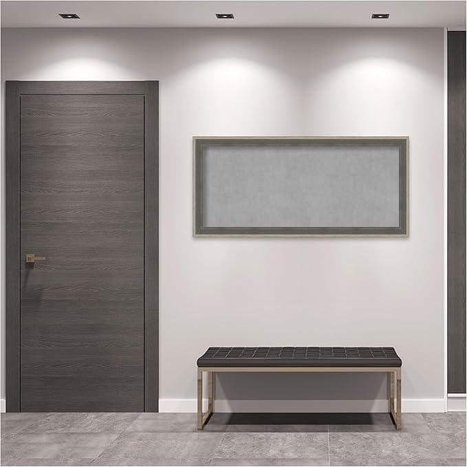 Amanti Art Grey Framed Magnetic Board 25x53 Oversize Vision Board - Image 6