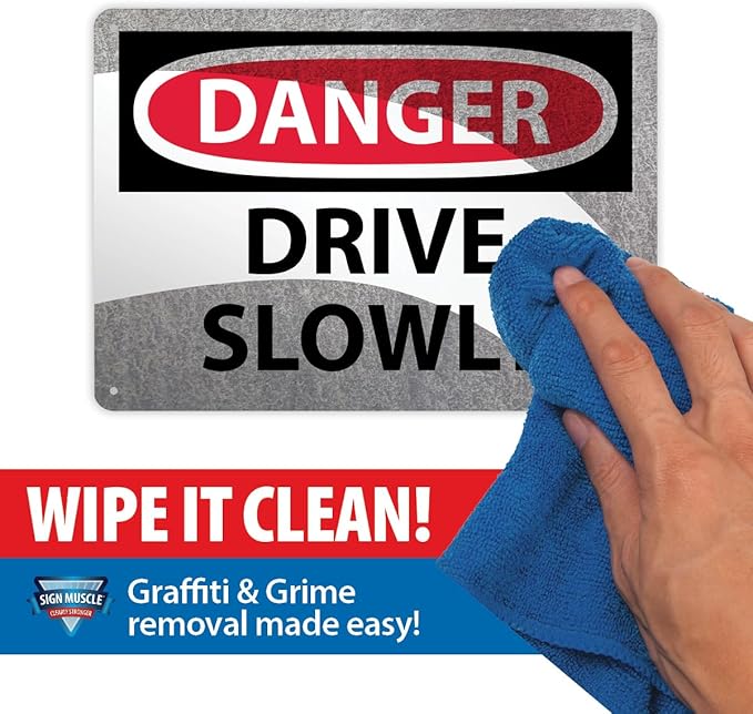 Custom OSHA Style Notice Sign 18" x 24" Plastic Sign, Customizable "Your Text - Image 7