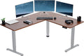 VIVO Electric Corner 63 x 55 inch L-Shaped Standing Desk, Memory Height by VIVO