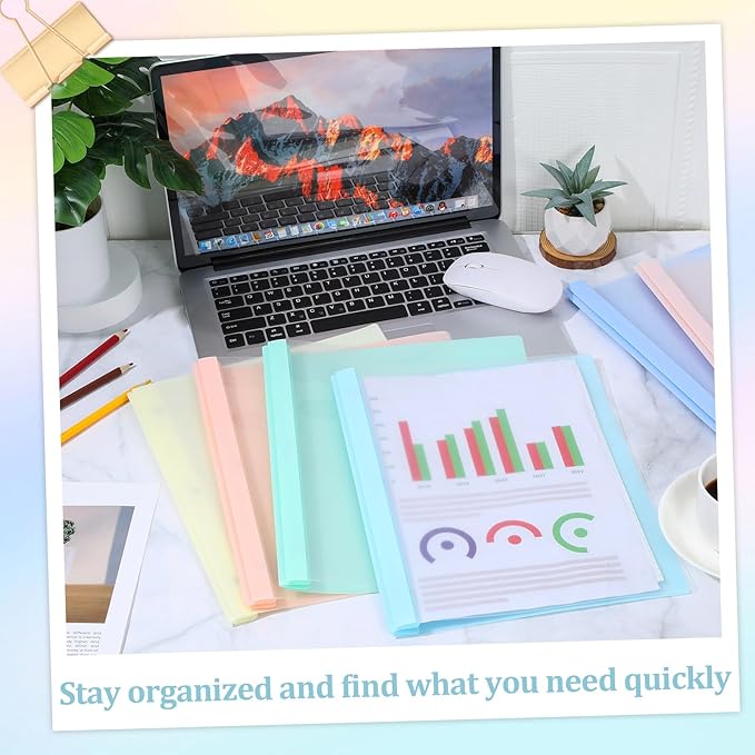 24 PCS Pastel Plastic Report Covers - Image 4