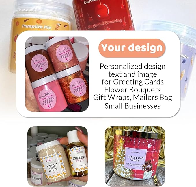 100-500 Custom Stickers Personalized Labels, Customized Stickers - Image 5