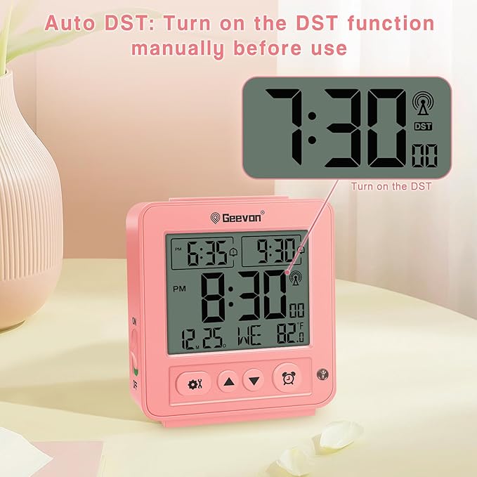 Geevon Small Digital Atomic Alarm Clock - Image 4
