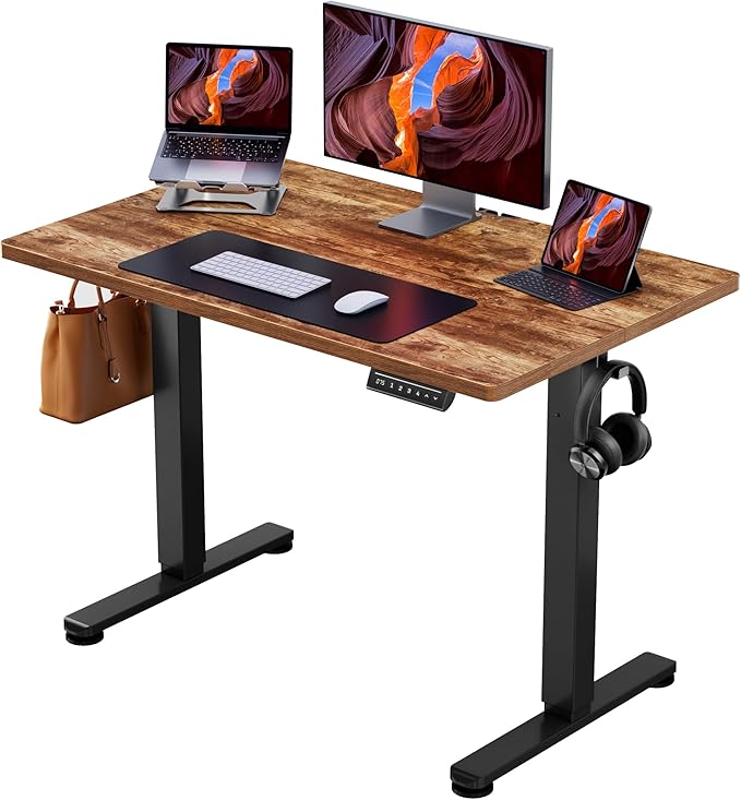 ErGear Electric Standing Desk, 44 x 24 Inches Height Adjustable Stand up Desk by ErGear