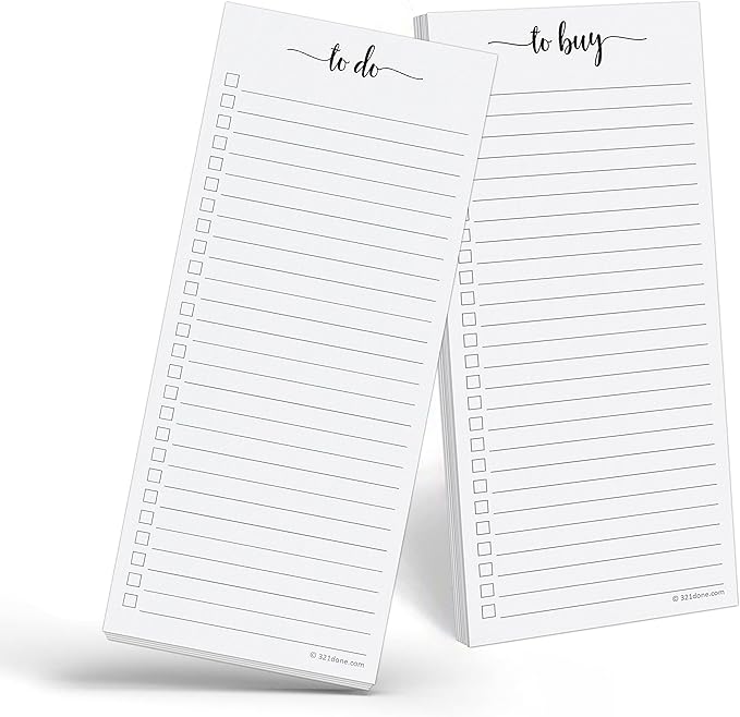 321Done To Buy List Notepad 2-Pack by 321Done