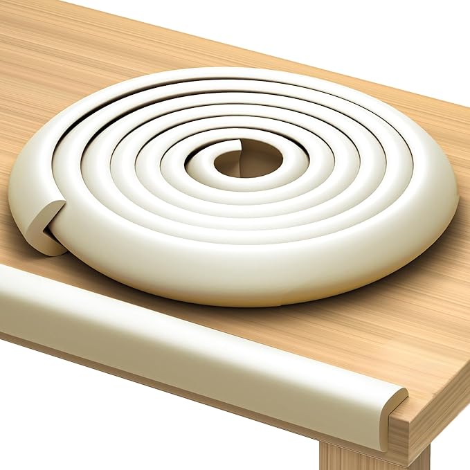 Furniture Edge Guards | 16ft Protective Protective Foam Cushion | Baby Child by Komfortology