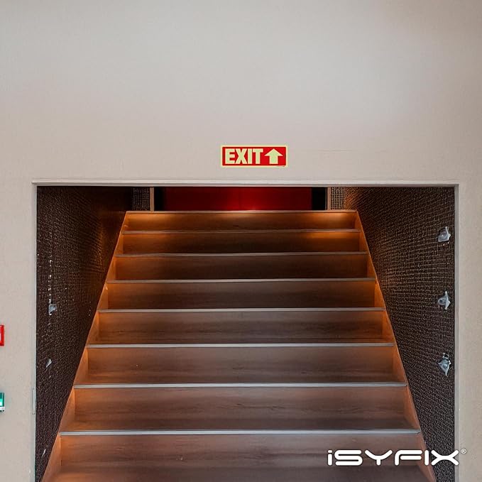 iSYFIX Exit Signs with Directional Up Arrow - Image 5