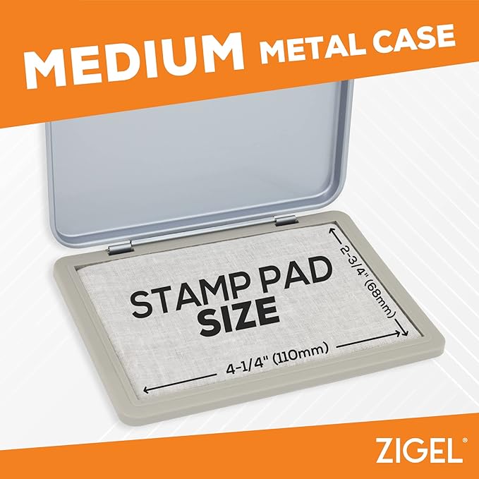 Metal Case Stamp Pad Medium Size - Image 5