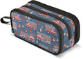 BOENLE Custom Fire Trucks Pencil Case Box Boys Girls Personalized Name Large by BOENLE-WELCOMEYOURCOMING